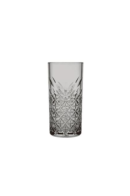 Timeless Gray 4-Piece Tall Soft Drink Glass 450Cc