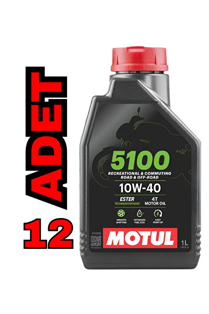 Motul 5100 4t 10w40 1lt (12 ADET) - Fiyatı, Yorumları