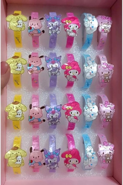 MyClean 1 Adet Çocuklar İçin Yaş Sanrio Kuromi Hello Kitty Figürlü