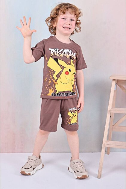 Soft kids Pokemon Baskılı Çocuk Giyim Takım - Fiyatı, Yorumları