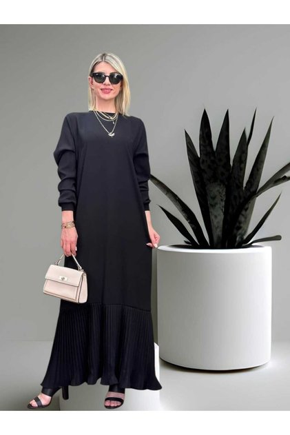 Black Hijab Dress Plus Size Fr2504295