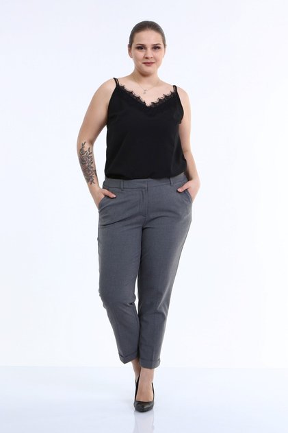 Класически панталон Slim Fit с джоб детайл