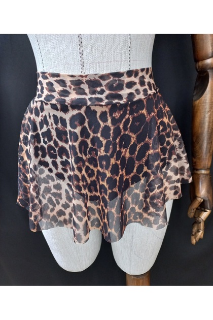 Primadonna streç dans eteği leopar