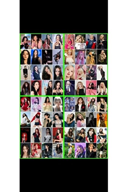 owl bag KPOP- Blackpink - Lisa tasarımlı desenli 16 ' lı fotokart