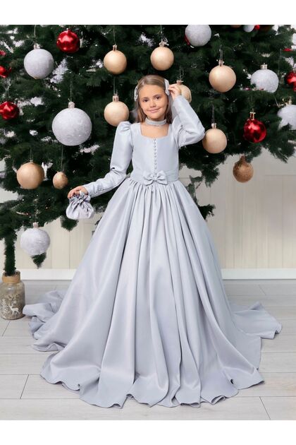 Kids Graduation Dress, BAG, SHIRT, NECKLACE, BUCKLE- Trendyol