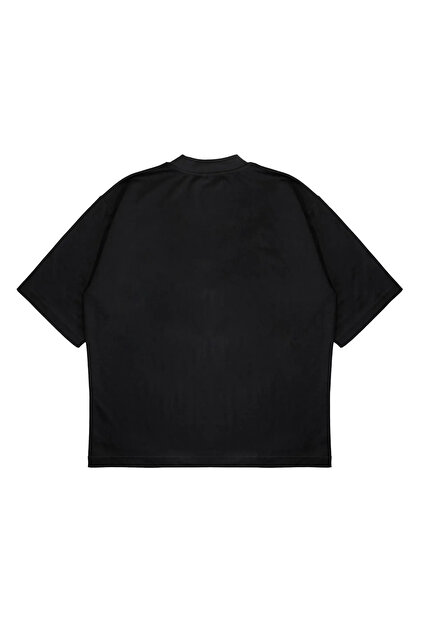 PURE EFFECT Unisex Oversize Corteiz Printed T-Shirt Thick Fabric