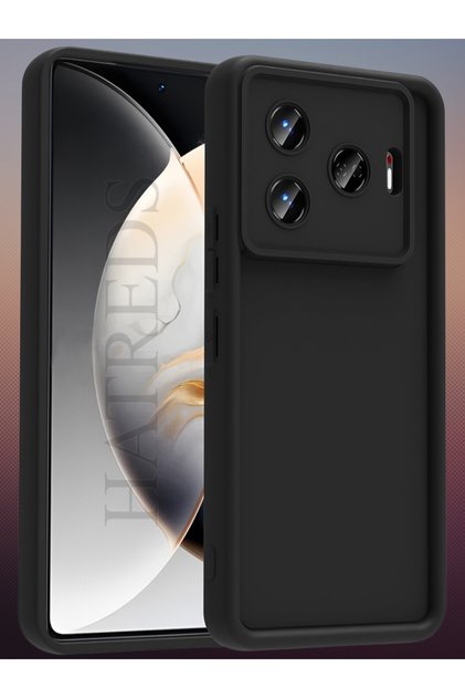 Tecno Camon 30 Pro 5g Case Camera Protected Edge Protruding Soft Colorful Silicone Cover - Black