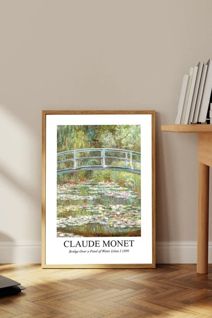 One Piece Wooden Framed Painting Claudemonettk0004
