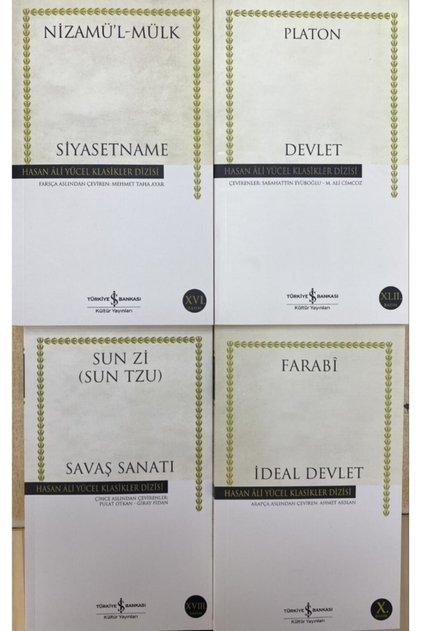 Platon Devlet Farabi Ideal Devlet Sun Tzu Savaş Sanatı Siyasetname Nizamülmülk