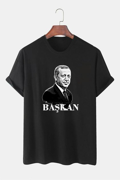 Recep Tayyip Erdoğan Başkan- Organik Pamuk- Unisex- Oversize Kalıp Tişört
