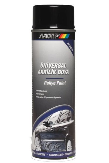 Mat Siyah Üniversal Akrilik Sprey Boya 500ml
