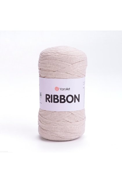 Ribbon - إكسسوار محبوك يدويًا باللون الكريمي - 753