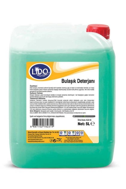 Bulaşık Deterjanı 5 Lt.