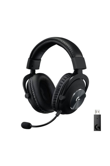 Casti Gaming Wireless Logitech Pro X Lightspeed, Microfon, Surround 7.1 (Negru)