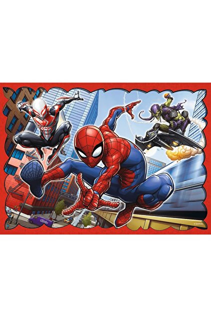 Genel Markalar The Heroıc Spıder-man 4 In 1 Çocuk Puzzle (35 48 54