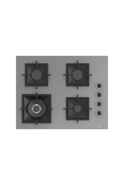 Sc408-wfa Flameart Gri Bğz. Döküm Izg. 65 Cm Cam Ocak