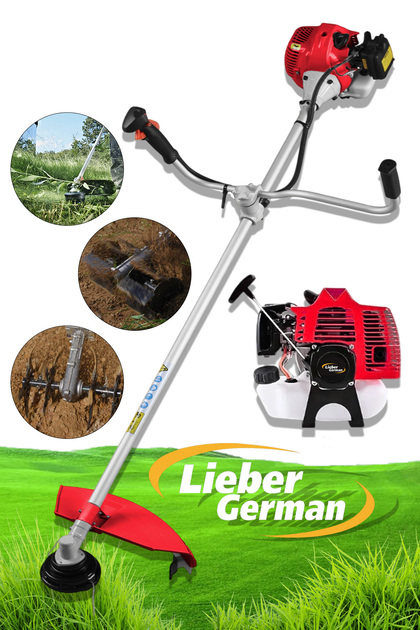 Lieber German Teknoloji LGY-20 Benzinli Yan Tipi Ot Çalı Çim Biçme