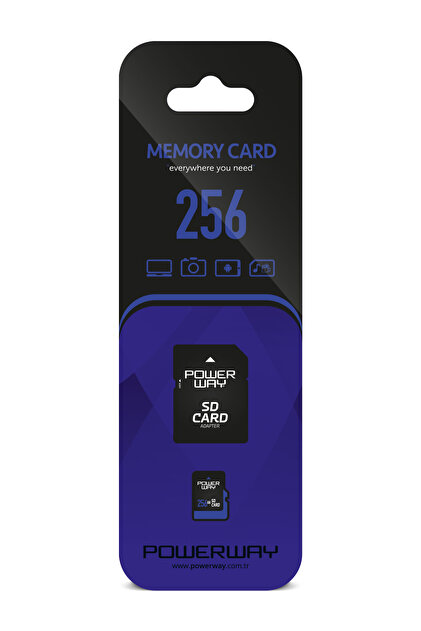 Powerway 256 GB Hafıza Kartı Adaptör Dahil - Fiyatı, Yorumları