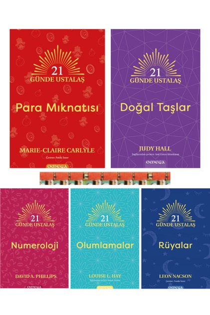 21 Günde Ustalaş Doğal Taşlar , Rüyalar, Para Mıknatısı ,Numeroloji, Olumlamalar(5kitap)