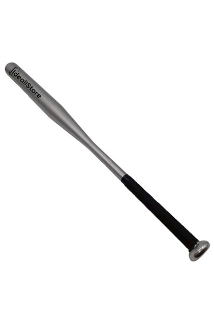 Bâtă de baseball, Home Run, aluminiu, 80 cm, argintiu