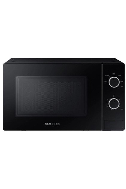 Cuptor cu microunde Samsung MS20A3010AL, 20 L, 700 W, control mecanic, functie decongelare, temporizator, 5 trepte de putere, iluminare LED, Negru