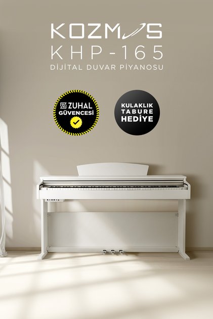 KHP-165WH Beyaz Dijital Piyano (Tabure & Kulaklık Hediyeli)