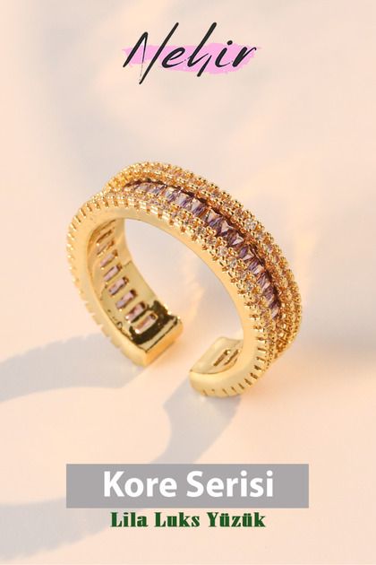 Japanese and Korean Style for Women Pearl Stone Does Not Tarnish Fashion Open Ring