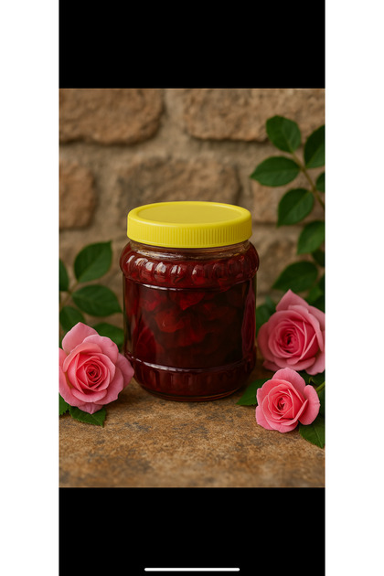 Natural Rose Jam Without Additives 1350 Gr
