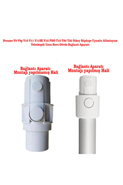 YUBBOX Xiaomi 1c-g9-g10 Sarjlı Süpürge Uyumlu Teleskopik Boru