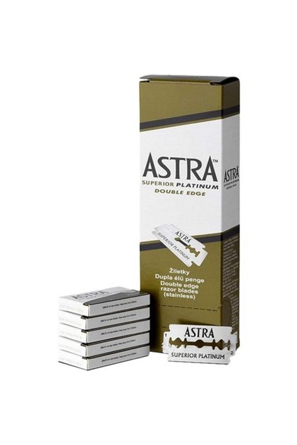 Astra Platinum Shaving Razor Double Edge Double Edge 100Pcs 7702018007257 Category