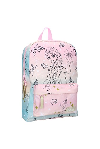 Ghizdan, 33x23x9 cm, doua compartimente, multicolor, beretele ajustabile, Frozen II Feeling Special