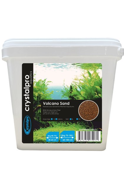 Volcano Sand 5 Litre - Ince Lav Kırığı Akvaryum Kumu - 1-3mm