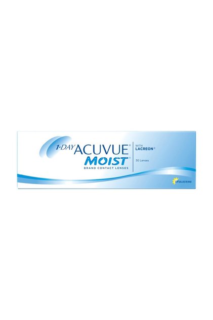 1-Day Moist Pack of 30 Contact Lens, -0.5 Diopters, 14.2 mm
