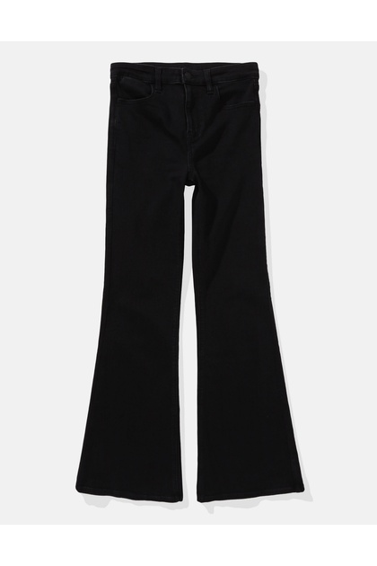 Ae Next Level Super High-Waisted Flare Jeans