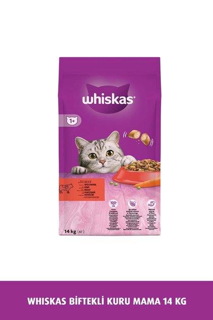 Biftekli Yetişkin Kedi Maması 14 Kg