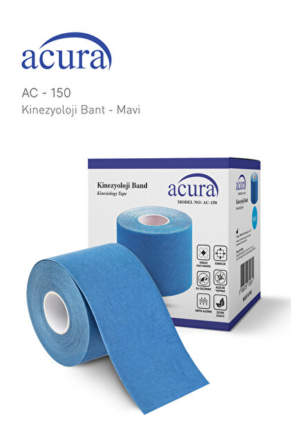 Acura AC-150 Yüz & Vücut Uyumlu Hipoalerjenik Kinesyo Tape Ağrı