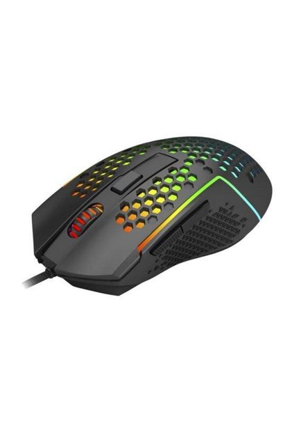 Mouse pentru jocuri Redragon Reaping, USB, 12400 DPI, iluminat RGB (Negru)