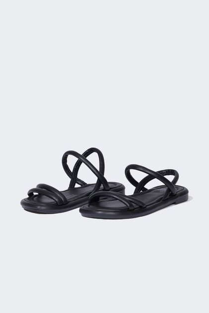 Women's Flat Sole Faux Leather Sandals D0765Ax25Hs
