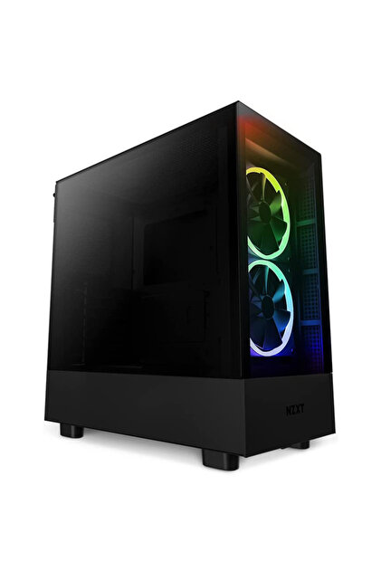 NZXT 5Elite RGB ブラック Genel Markalar Nzxt H5 Elite Cc-h51eb-01 2x140mm Rgb/1x120mm