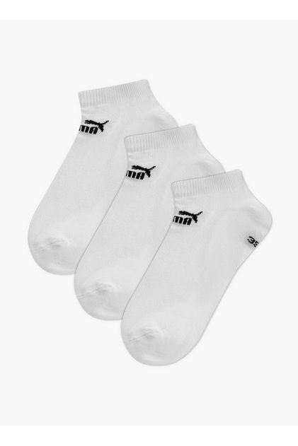 Logo Print Ankle Length Socks - Set of 3