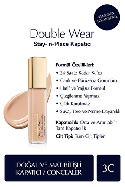 Estee Lauder Kapatıcı - Double Wear Stay-in-Place Concealer - Renk