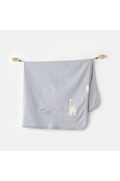 Andywawa Ac25808 Blanket 85X90 Little King Baby Blanket Gray