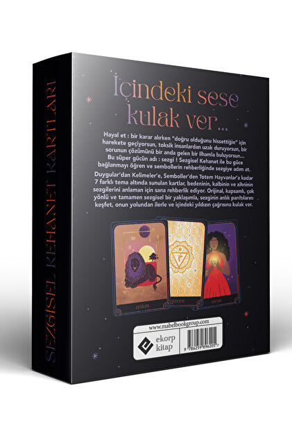 Ekorp Kitap Sezgisel Kehanet Kartları - 50 Kartlık Deste Ve 128