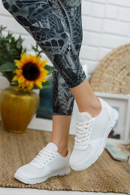 Women's Gray Mesh Sports Walking Shoes