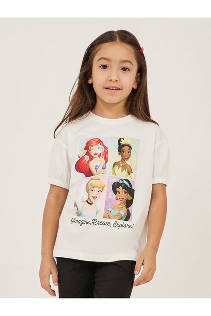 Princess Printed Short Elasticated Sleeve T-Shirt
