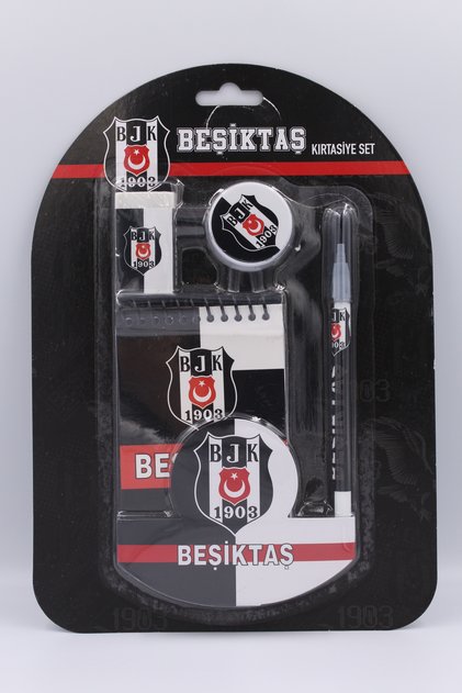 BEŞİKTAŞ 3D 4 LÜ KIRTASİYE SETİ NOT DEFTERLİ