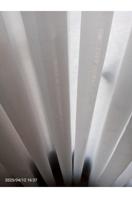 Taçhome Snow White Softening Living Room ,Bedroom ,Living Room Curtain