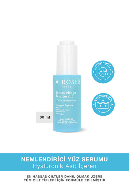La Rosee Paris NEMLENDİRİCİ YÜZ SERUMU Hyaluronic Asit İçeren - 30
