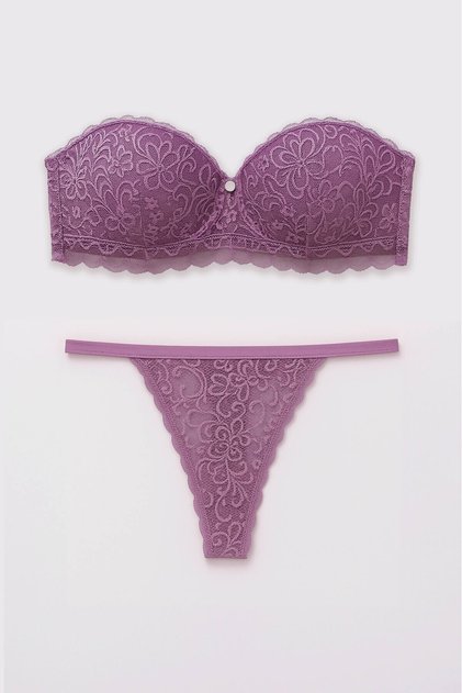 Women's Ales Unassisted Strapless Bra Set