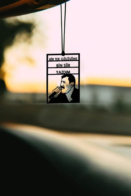 Hediyelik Eşya Araba Süsü Metal Azer Baba Dikiz Aynası Süsü Oto Aksesuar